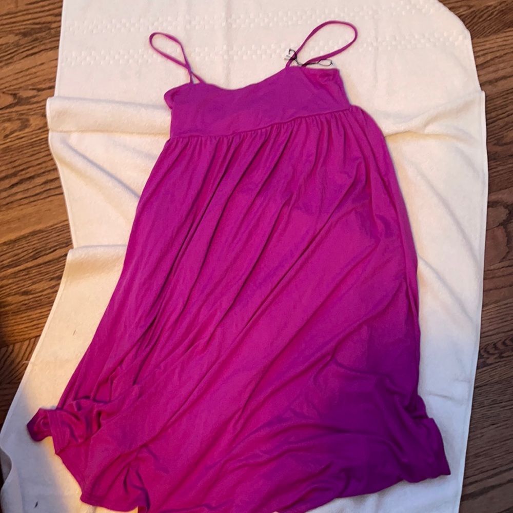 Purple spaghetti strap dress size 4